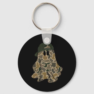 Porte-clés Déguisement drôle d'Halloween Camo Fantôme Bonjour