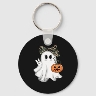 Porte-clés Déguisement drôle d'Halloween Camouflage Fantôme B