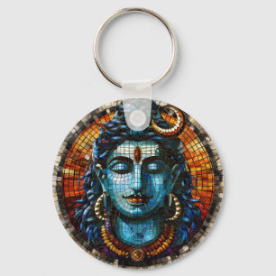 Porte-clés Déité hindoue spirituelle, Dieu Shiva religieux