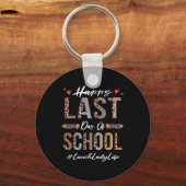 Porte-clés Déjeuner Dame Joyeux Jour Dernier De L'École Été D (Recto)