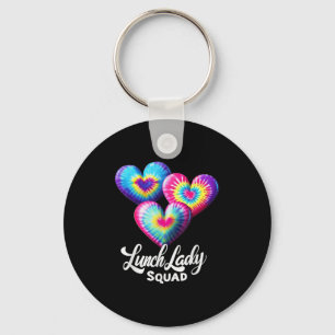 Porte-clés Déjeuner Lady Squad Tie Dye Coeurs Présents Pour C