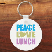 Porte-clés Déjeuner Peace Love (Recto)