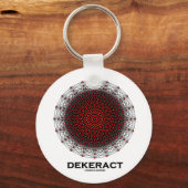 Porte-clés Dekerat (Hypercube 10 dimensions) (Recto)