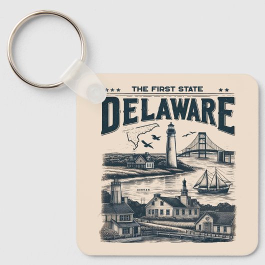 Porte-clés Delaware (Recto)