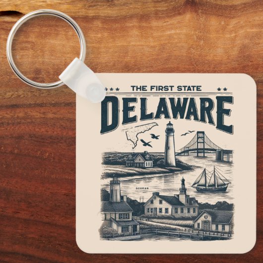 Porte-clés Delaware (Recto)
