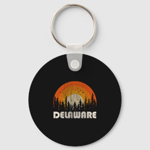 Porte-clés Delaware - nature drôle vintage randonnée 60s 70s