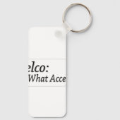 Porte-clés Delco - Quel Accent ? (Verso)