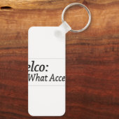 Porte-clés Delco - Quel Accent ? (Verso)