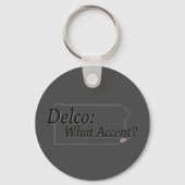 Porte-clés Delco - Quel Accent ? (Recto)