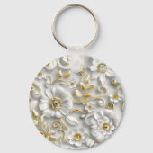 Porte-clés Délicat floral (Verso)