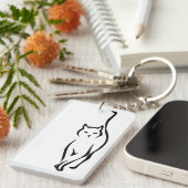 Porte-clés Délicate de chat (Devant droit)