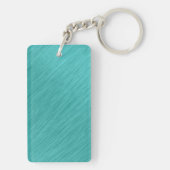 Porte-clés Délice Turquoise Brossé (Dos)