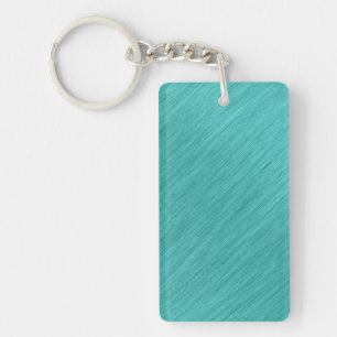 Porte-clés Délice Turquoise Brossé