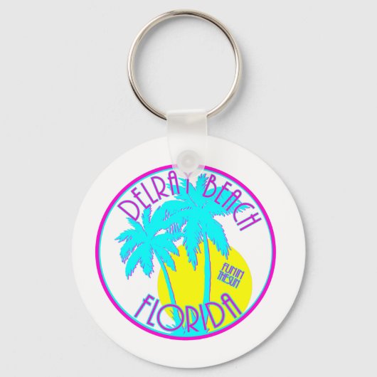 Porte-clés Delray Beach Floride (Recto)