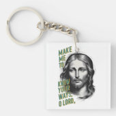 Porte-clés Demande Divine : Faites-Moi Connaître Vos Voies, S (Devant)