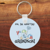 Porte-clés Demander à propos de mes tee-shirts et cadeaux pou (Recto)