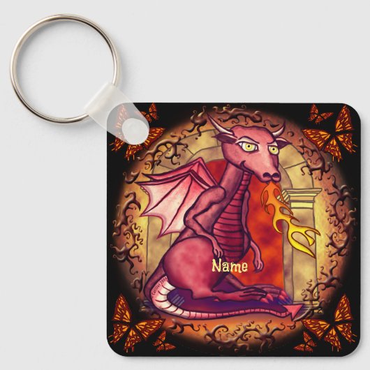 Porte-clés Demander au Dragon  (Recto)