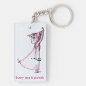 Porte-clés Demander mais ne pas arrêter (Dos)