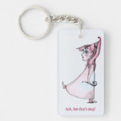 Porte-clés Demander mais ne pas arrêter (Devant)