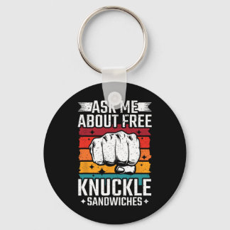 Porte-clés Demandez-moi des sandwichs aux jointures gratuits