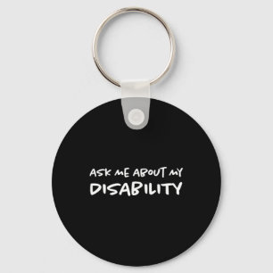 Porte-clés Demandez-Moi Mon Handicap Handicap Handicap Handic