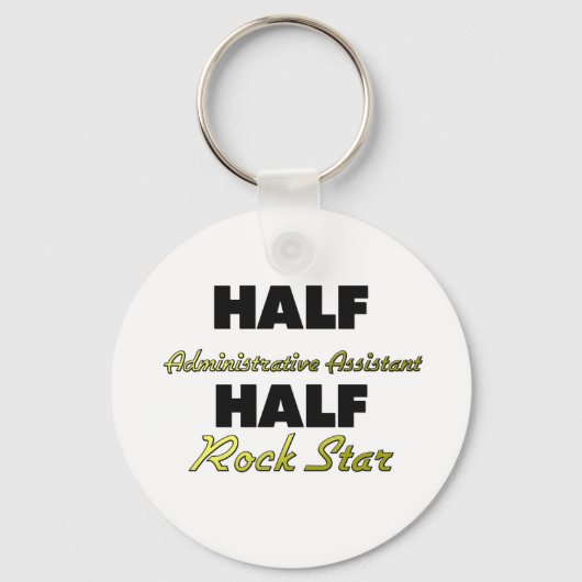 Porte-clés Demi-adjoint administratif Half Rock Star (Recto)