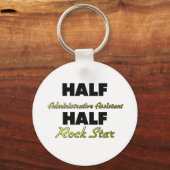 Porte-clés Demi-adjoint administratif Half Rock Star (Recto)