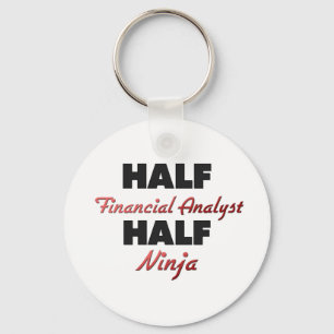 Porte-clés Demi-analyste financier Half Ninja