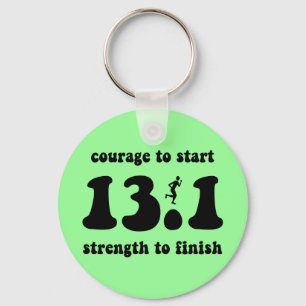 Porte-clés Demi de marathon inspiré