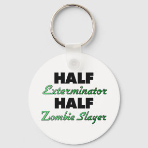 Porte-clés Demi de tueur de zombi de demi d'exterminateur