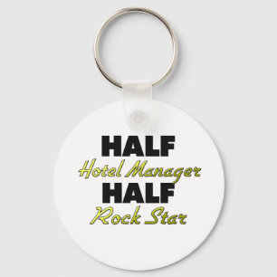 Porte-clés Demi de vedette du rock de directeur d'hôtel de