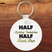 Porte-clés Demi-Éclairage Technicien Half Rock Star (Recto)