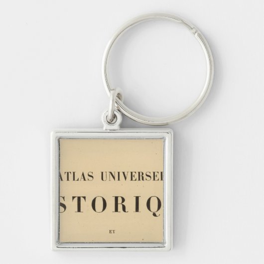 Porte-clés Demi-titre Atlas universel (Devant)