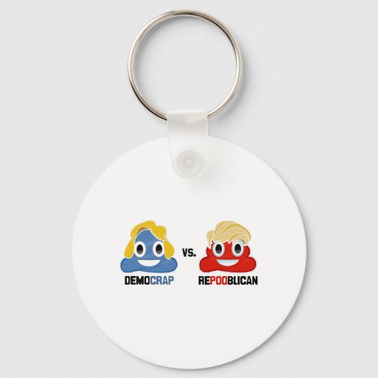 Porte-clés Démocrade vs. Républican (Recto)
