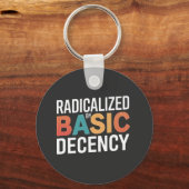 Porte-clés Démocratie Sociale Radicalisée Par Une Décence Fon (Recto)