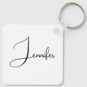 Porte-clés Demoiselle d'honneur Personnaliser Nom Coquette En (Dos)