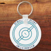 Porte-clés Démolition Derby - Station Bleue (Recto)