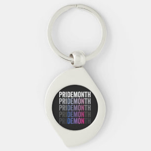 Porte-clés Démon de la fierté Bisexuel Mois de la fierté bi L