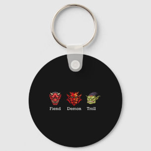 Porte-clés Démon Diable Troll Subtil Anti Trump