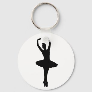 Porte-clés ~ d'en POINTE (danseur classique) de PIROUETTE de