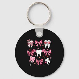Porte-clés Dent de la Saint-Valentin Coquette Arc Dentaire Fe