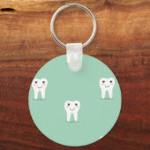 Porte-clés Dent heureuse Kawaii (Recto)