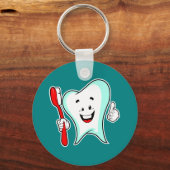 Porte-clés Dental Care Happy Tooth (Recto)