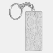 Porte-clés Dentelle blanche tombante (Devant gauche)