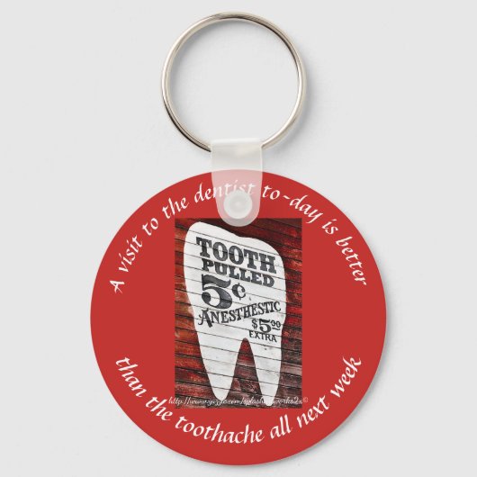 Porte-clés "Dentiste" (Recto)