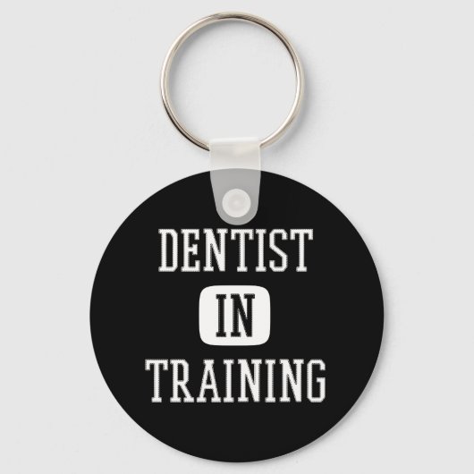 Porte-clés Dentiste en formation Étudiant dentaire (Recto)
