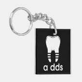 Porte-clés Dentisterie drôle DDS (Devant gauche)