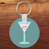 Porte-clés Dentures Faux dents Martini (Recto)