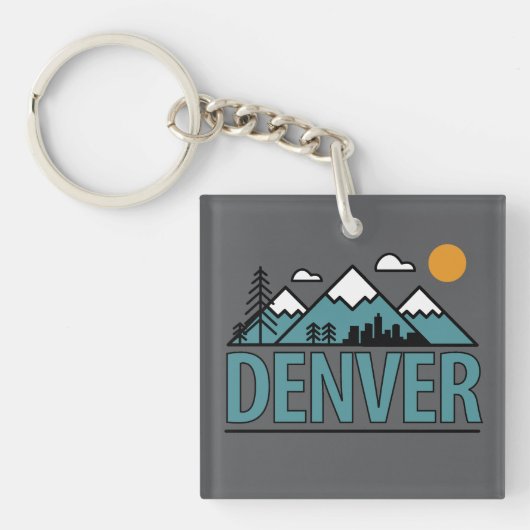 Porte-clés Denver Colorado (Devant)