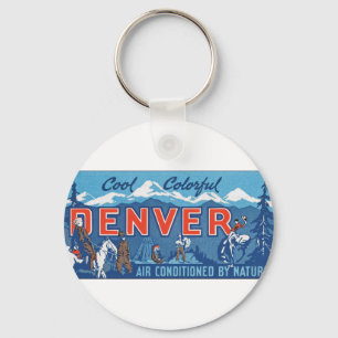 Porte-clés Denver coloré frais